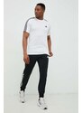 adidas pantaloni de antrenament bărbați, culoarea negru, cu imprimeu IC0041