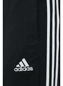 adidas pantaloni de antrenament bărbați, culoarea negru, cu imprimeu IC0041