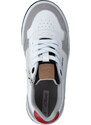 Pantofi sport baieti S.OLIVER 43100, piele ecologica, albi