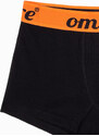 Ombre Boxeri barbati - negru-portocaliu U283