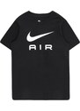Nike Sportswear Tricou negru / alb