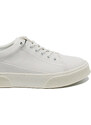 Pantofi sport Franco Gerardo plain white, din piele naturala FNXY130