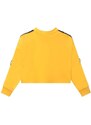 Karl Lagerfeld bluza copii culoarea galben, cu imprimeu