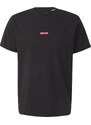 LEVI'S  Tricou 'Relaxed Baby Tab Short Sleeve Tee' roșu / negru