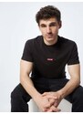 LEVI'S  Tricou 'Relaxed Baby Tab Short Sleeve Tee' roșu / negru