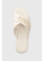 Mexx papuci Lexi femei, culoarea alb, cu platforma, MXBN008201W