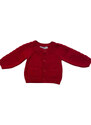 A&J Cardigan tricotat cu nasturi, fete, Rosu