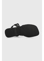 Vagabond Shoemakers sandale de piele Izzy femei, culoarea negru, 5513.101.20
