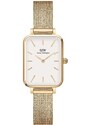 Daniel Wellington ceas Quadro 20x26 femei, culoarea auriu