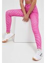 adidas Performance leggins de alergare Run Essential culoarea roz, modelator