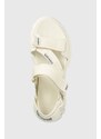 Palladium sandale METROPOLITAN REVOLT femei, culoarea alb, cu platforma, 98578.116.M