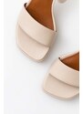 Vagabond Shoemakers sandale de piele FIONA culoarea bej, 5515.001.02