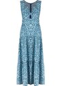 Trendyol Blue Cut Out Detailed Woven Dress