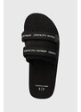 Armani Exchange papuci barbati, culoarea negru, XUP010.XV672.00002