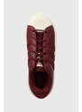 adidas Originals sneakers SUPERSTAR BONEGA X SHARED culoarea bordo