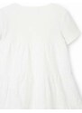 Desigual rochie fete culoarea alb, midi, evazati