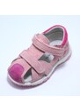 Sandale fete din piele Happy Bee 610264, roz deschis, marimi 20-25