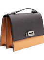Pachet Geanta STAR Natural by Urban Vanilla, din piele naturala reciclata maro + Port card