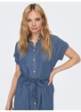 ONLY Rochie tip bluză 'Pema' albastru închis
