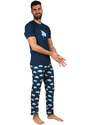 Pijama bărbați veselă Dedoles Norișori somnoroși (D-M-SW-MP-C-C-1452) XL