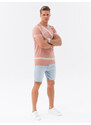 Ombre Tricou TIE DYE din bumbac pentru bărbați TIE DYE - roz V2 S1622