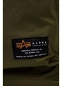 Alpha Industries geantă culoarea verde