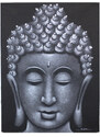 Magazincristale Tablou Buddha - Detaliu Brocart Gri