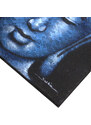 Magazincristale Tablou Buddha - Detaliu Brocart Albastru