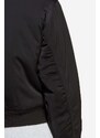adidas Originals geacă bomber femei, culoarea negru, de tranziție HA7157-black