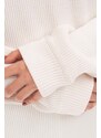 Guess U.S.A. Guess pulover de bumbac culoarea bej, light, Sweter GUESS USA Longsleeve Thermal Crewneck M2BP01KBB20 G046 M2BP01.KBB20-G046