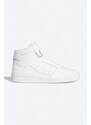 adidas Originals sneakers din piele Forum Mid culoarea alb, FY4975 FY4975-white