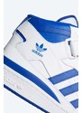 adidas Originals sneakers din piele Forum Mid culoarea alb, FY4976 FY4976-white