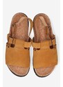 A.P.C. sandale din piele întoarsă sandales Noe bărbați, culoarea maro PXBAH.H51057-CARAMEL