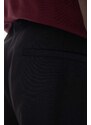 Han Kjøbenhavn pantaloni din lână Boxy Suit Pants culoarea negru, drept M.131132-BLACK