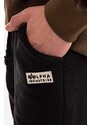 Alpha Industries pantaloni scurți din bumbac culoarea negru 106365.649-black