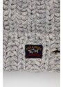 Paul&Shark caciula din amestec de lana culoarea gri, din tricot gros