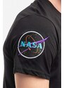 Alpha Industries tricou din bumbac culoarea negru, cu imprimeu 108510.556-black