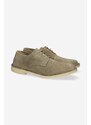 Astorflex pantofi de piele întoarsă Derby Uomo bărbați, culoarea gri COASTFLEX.001-STONE