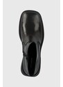 Vagabond Shoemakers cizme de piele DORAH femei, culoarea negru, cu toc plat, 5656.001.20