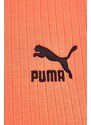 Puma rochie culoarea portocaliu, mini, mulata