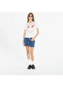 Tricou pentru femei Comme des Garçons PLAY Heart Logo Short Sleeve Tee White