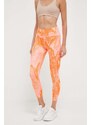 adidas by Stella McCartney leggins de antrenament TruePurpose Optime culoarea portocaliu, modelator