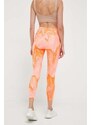 adidas by Stella McCartney leggins de antrenament TruePurpose Optime culoarea portocaliu, modelator