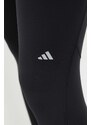 adidas Performance leggins de alergare Ultimate culoarea negru, neted