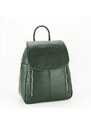 Made in Italy Rucsac din piele naturala Veronica 123 Verde inchis