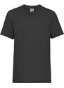 Black Fruit of the Loom Cotton T-shirt