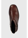 Vagabond Shoemakers cizme de piele SHEILA femei, culoarea rosu, cu toc plat, 5635.301.27