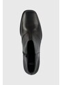Vagabond Shoemakers cizme de piele STINA femei, culoarea negru, cu toc drept, 5609.001.20