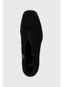 Vagabond Shoemakers cizme din piele intoarsa STINA femei, culoarea negru, cu toc drept, 5609.040.20