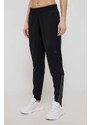 adidas Performance pantaloni HB6501 femei, culoarea negru, neted